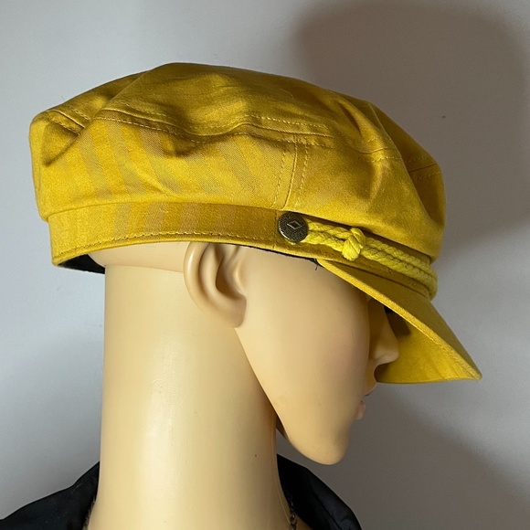 HP 💕chic street style classic Brixton mustard fisherman cap worn once! Size XS - Picture 9 of 12